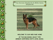 Tablet Screenshot of faxshepherds.com